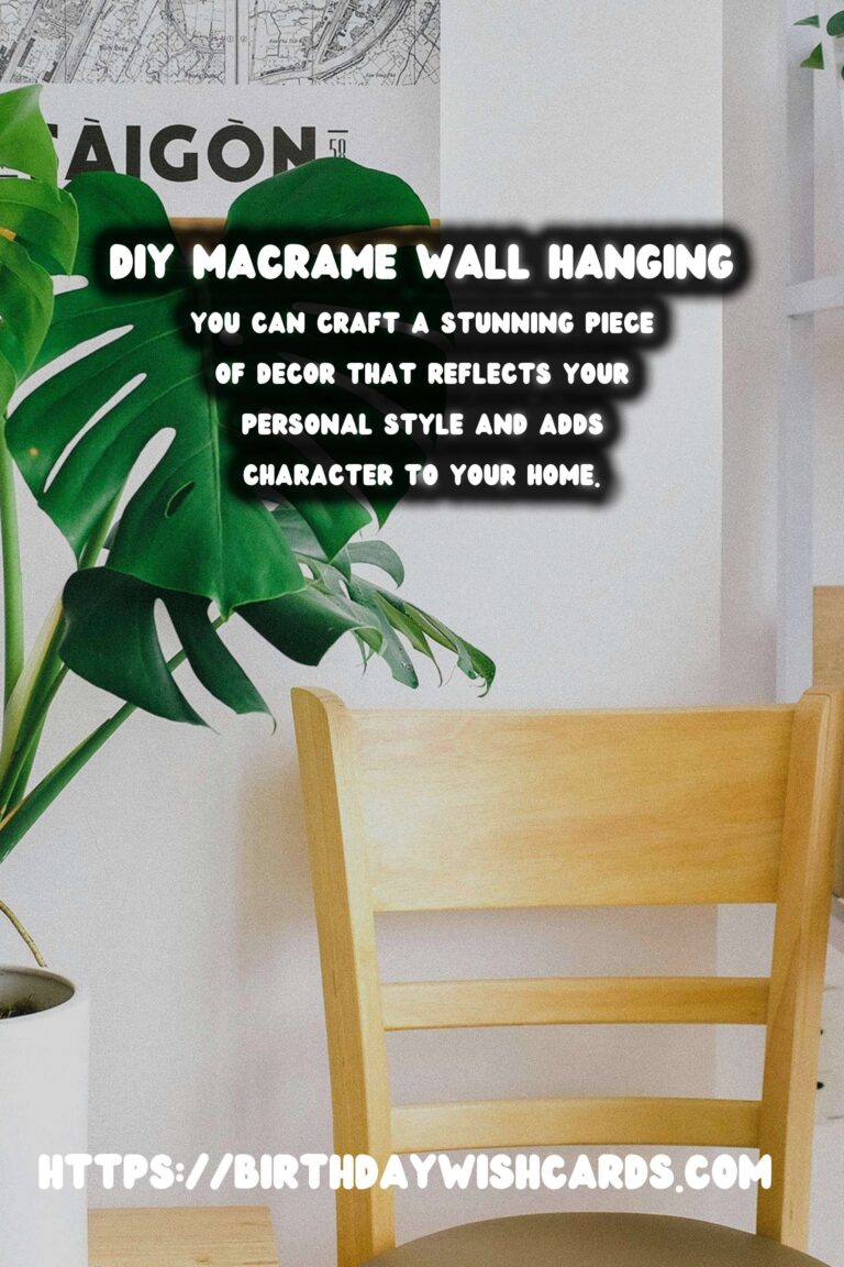 How to Make a DIY Macrame Wall Hanging with Driftwood