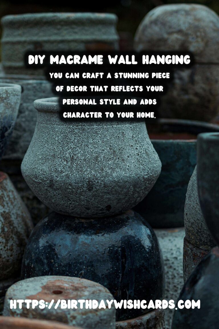 How to Make a DIY Macrame Wall Hanging with Driftwood