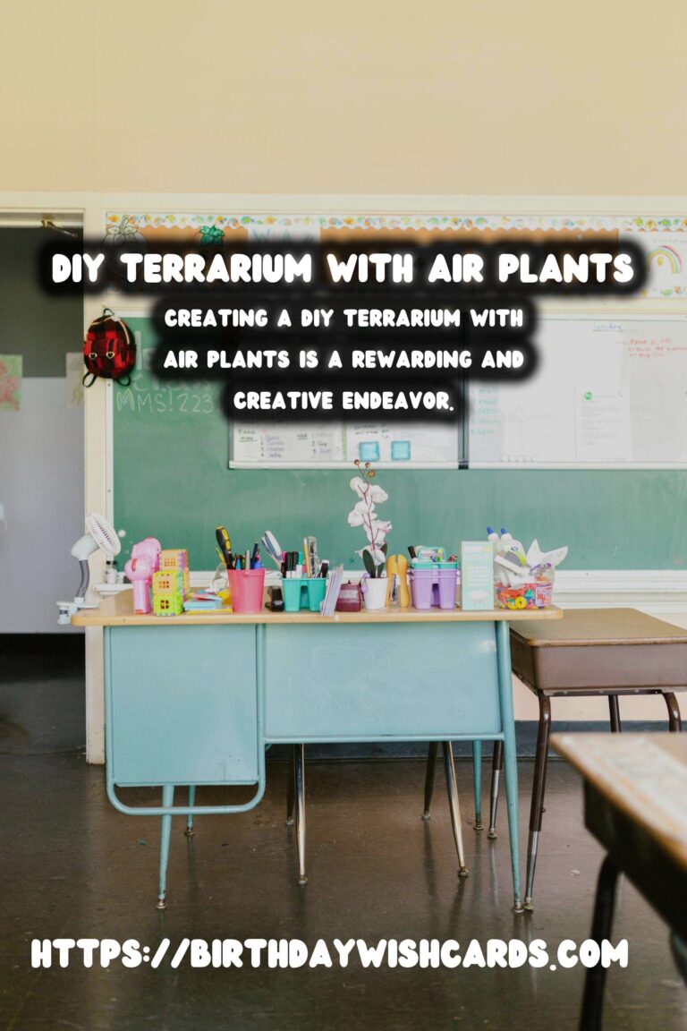 How to Make a DIY Terrarium with Air Plants: A Step-by-Step Guide