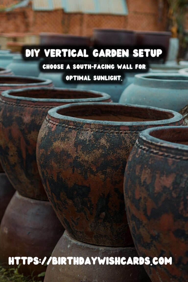 How to Make a DIY Vertical Garden: Step-by-Step Guide