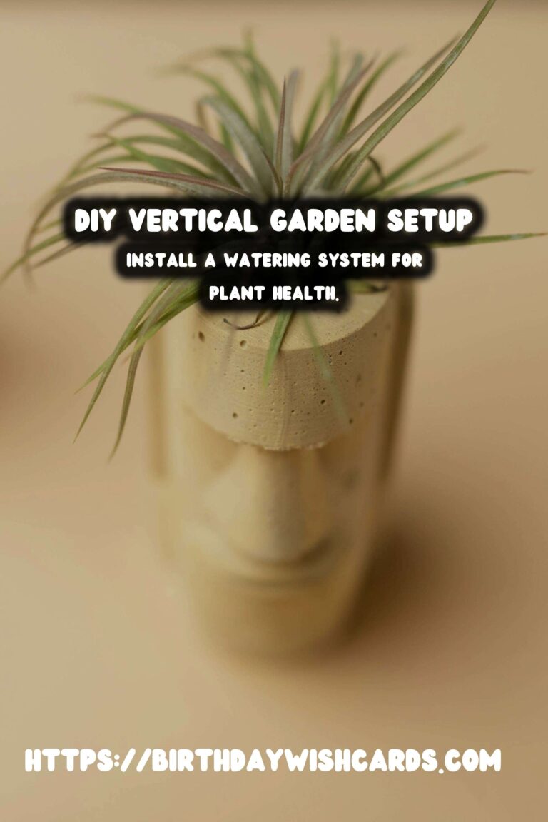 How to Make a DIY Vertical Garden: Step-by-Step Guide