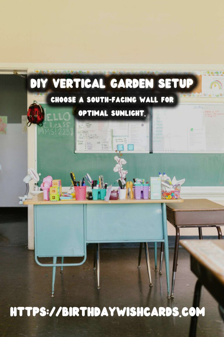 How to Make a DIY Vertical Garden: Step-by-Step Guide