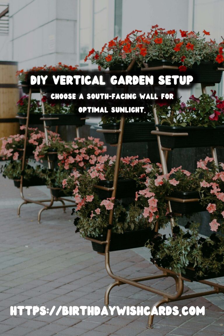 How to Make a DIY Vertical Garden: Step-by-Step Guide
