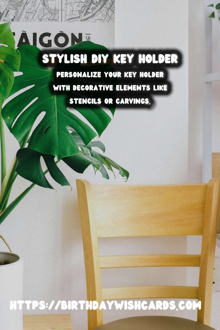 How to Make a DIY Wall Mounted Key Holder with Shelf