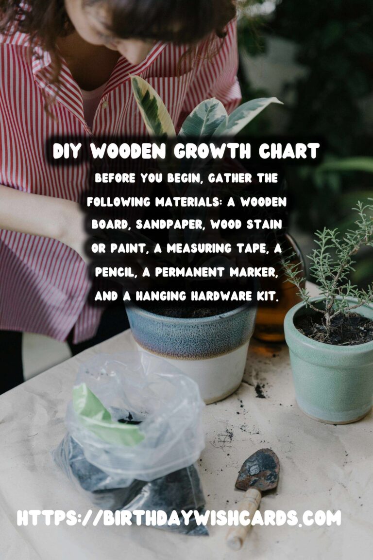 How to Make a DIY Wooden Growth Chart for Your Home