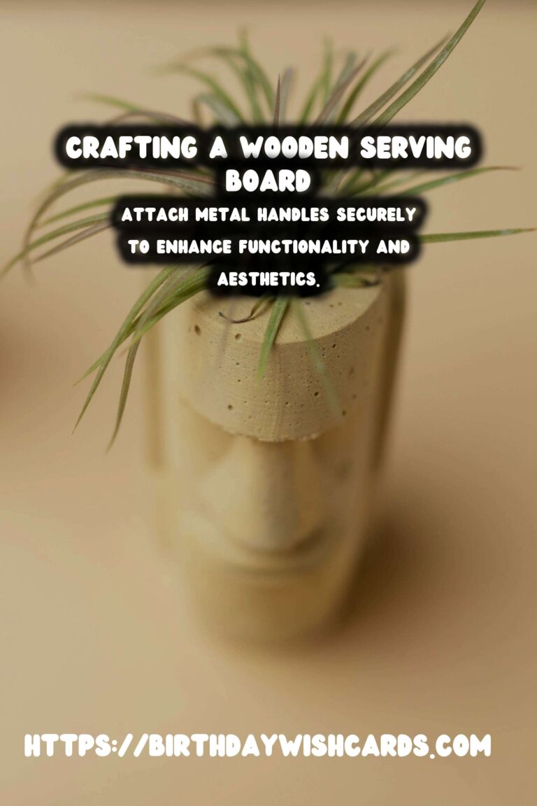 How to Make a DIY Wooden Serving Board with Handles