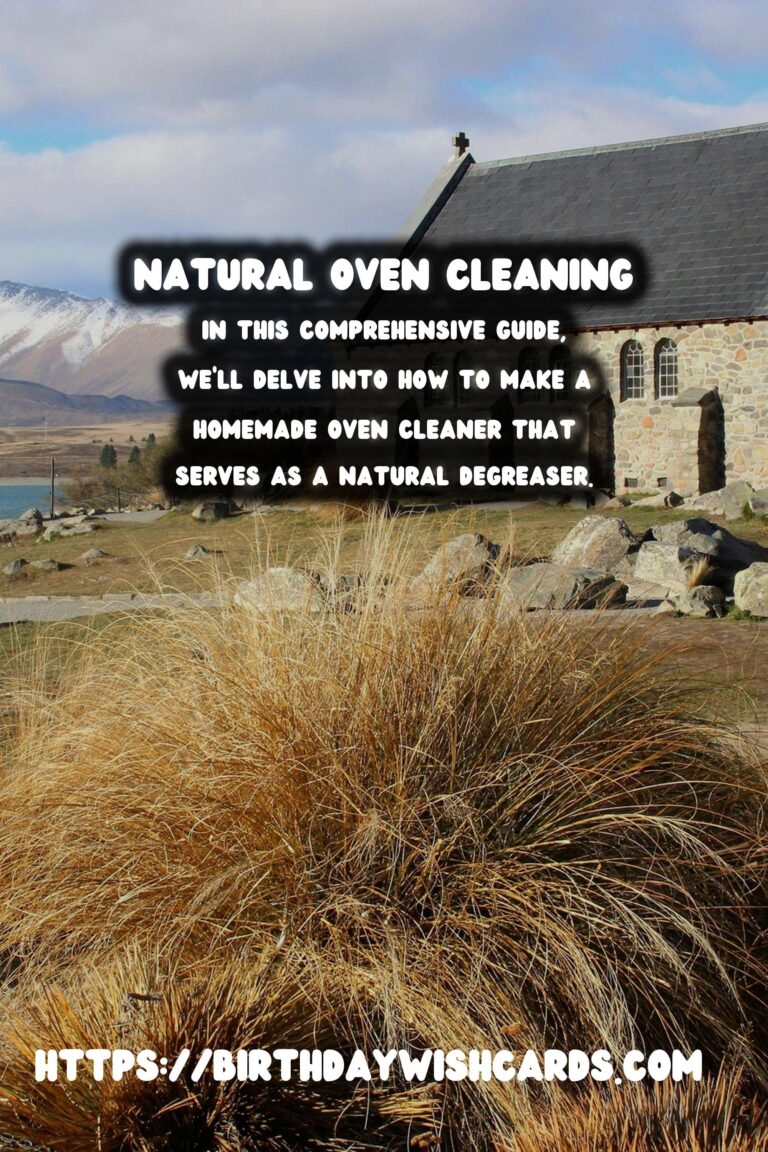 How to Make an Effective Natural Degreaser: Homemade Oven Cleaner