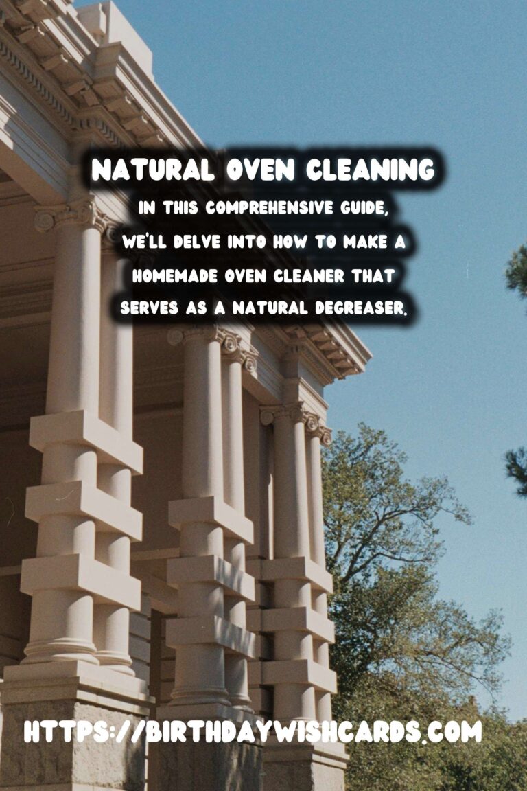 How to Make an Effective Natural Degreaser: Homemade Oven Cleaner
