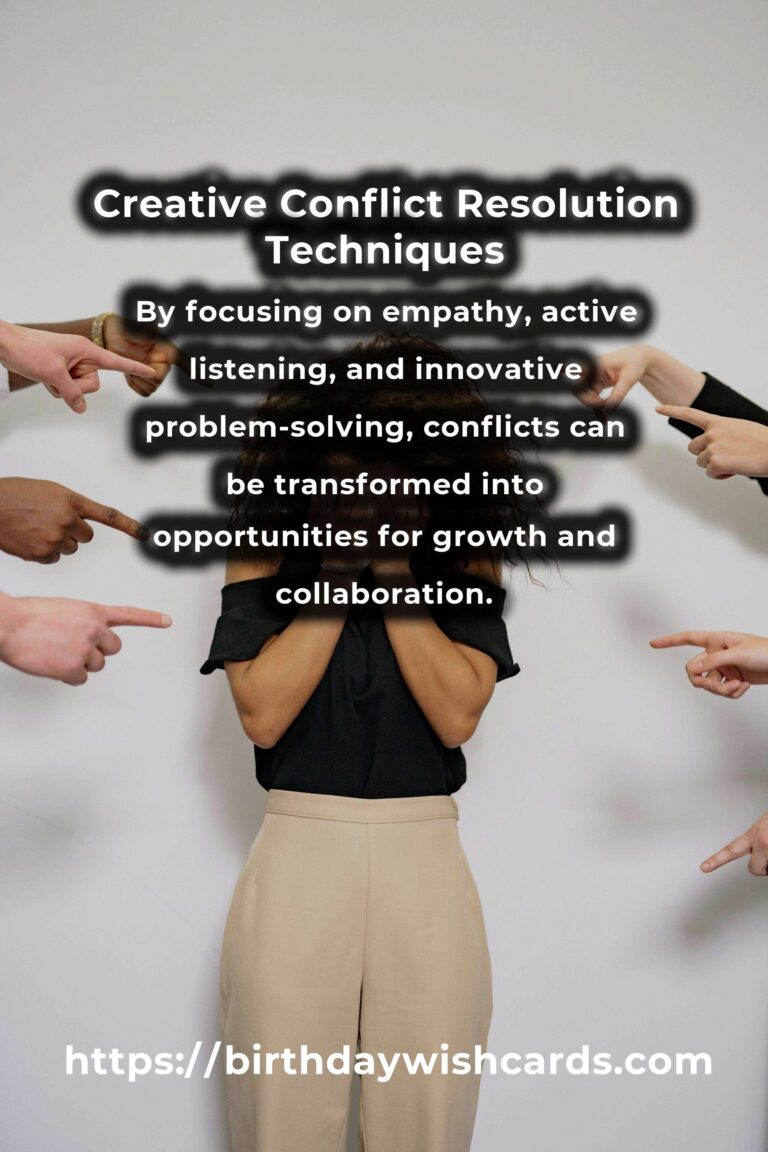 How to Master Creative Conflict Resolution for Effective Outcomes