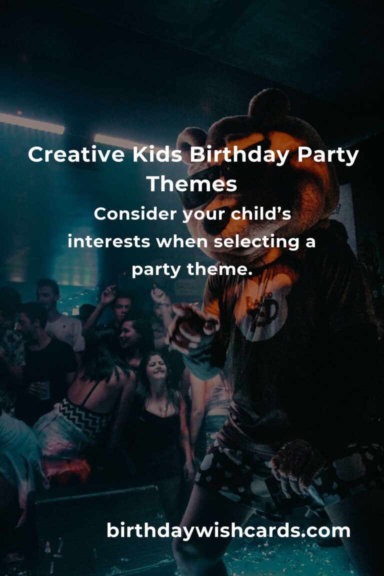 How to Plan a Kids’ Birthday Party with Fun Themes