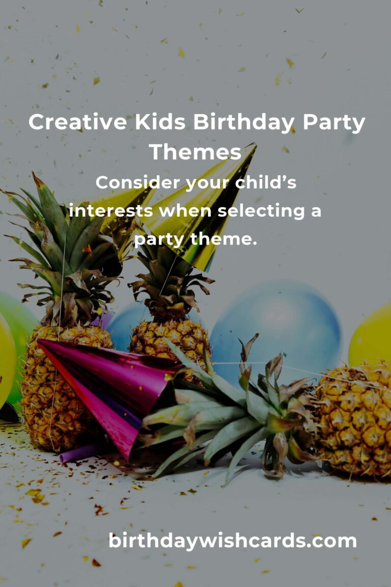 How to Plan a Kids’ Birthday Party with Fun Themes