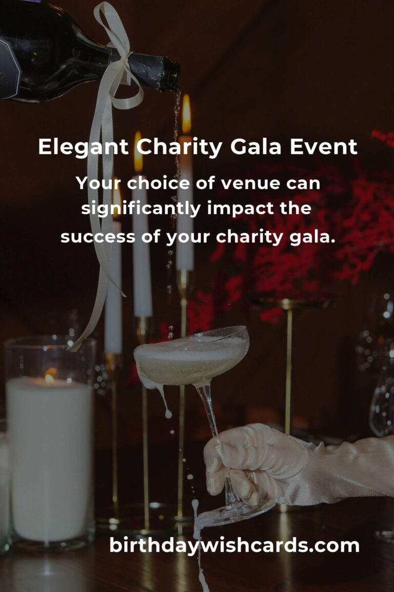 How to Plan a Successful Charity Gala: Essential Event Tips