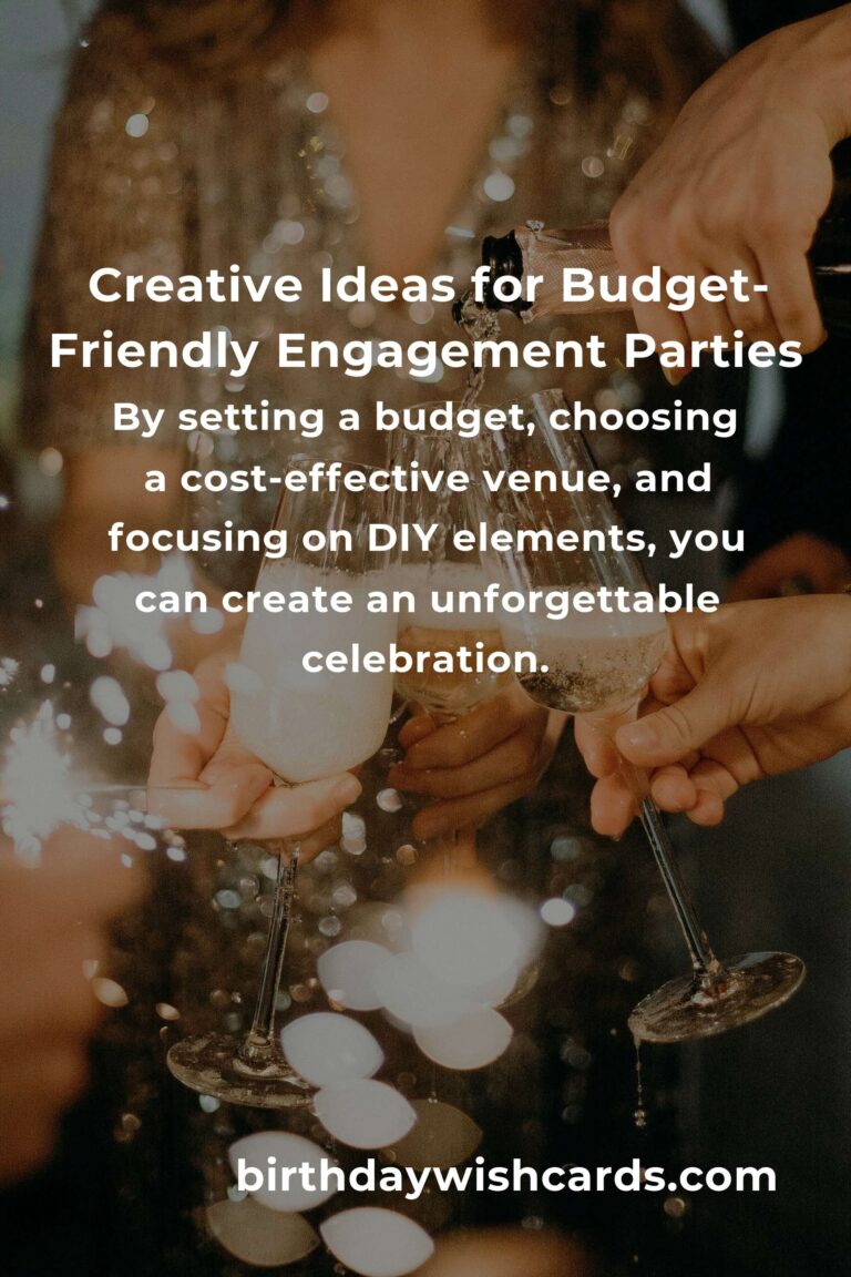 How to Plan a Surprise Engagement Party on a Budget