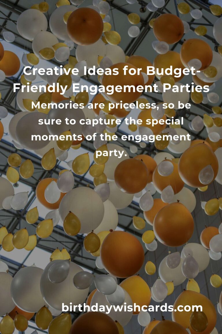 How to Plan a Surprise Engagement Party on a Budget