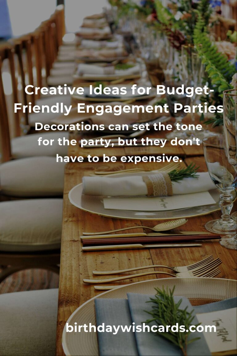 How to Plan a Surprise Engagement Party on a Budget