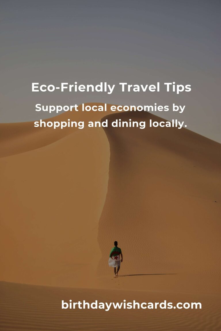 How to Plan a Sustainable Travel Experience