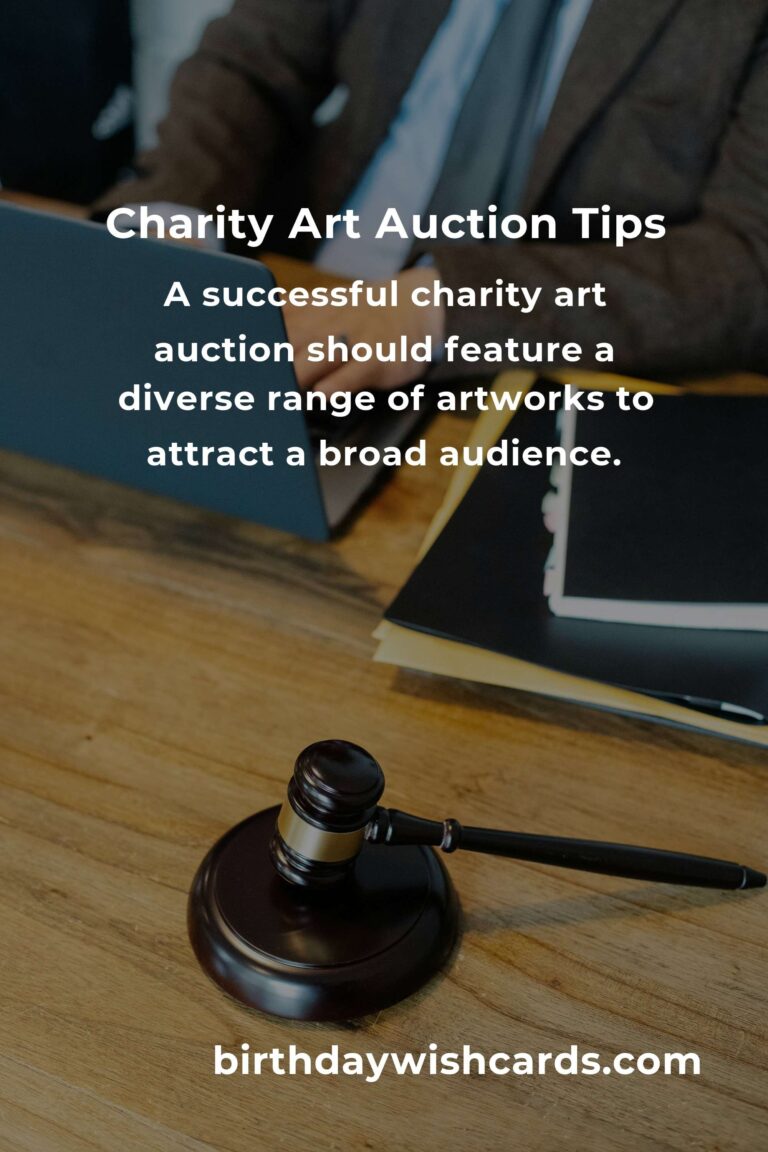 How to Successfully Host a Charity Art Auction: Essential Tips and Strategies