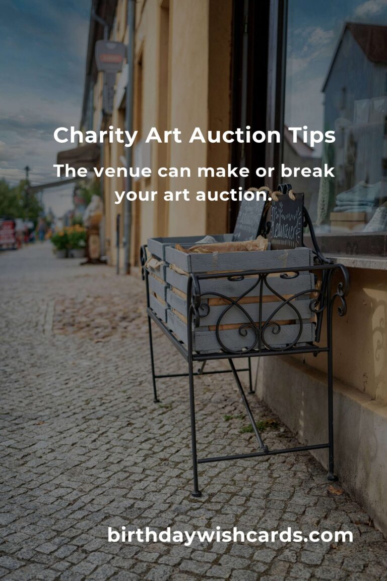 How to Successfully Host a Charity Art Auction: Essential Tips and Strategies