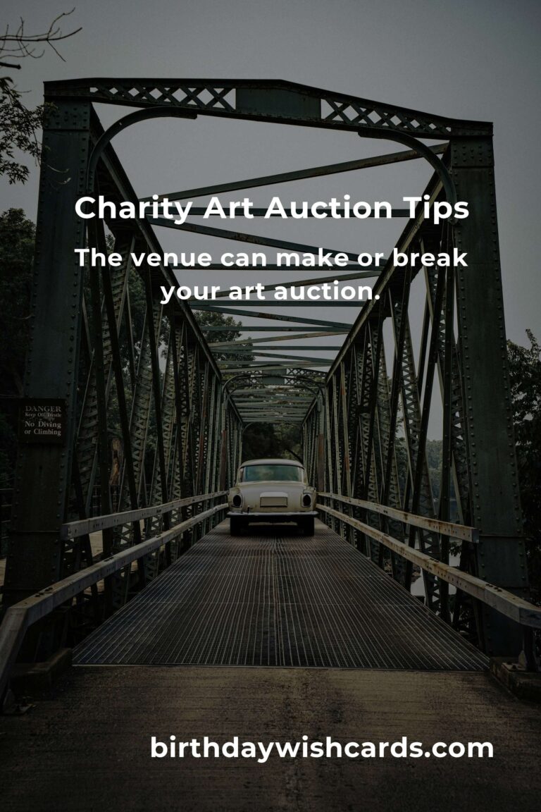 How to Successfully Host a Charity Art Auction: Essential Tips and Strategies