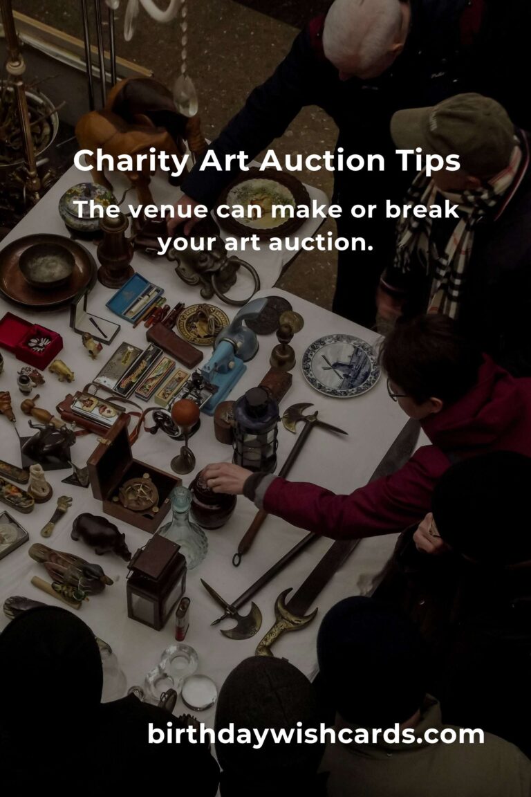 How to Successfully Host a Charity Art Auction: Essential Tips and Strategies