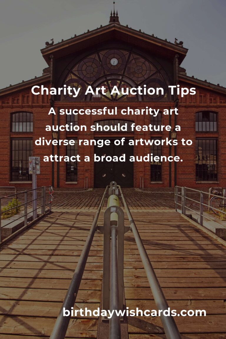 How to Successfully Host a Charity Art Auction: Essential Tips and Strategies