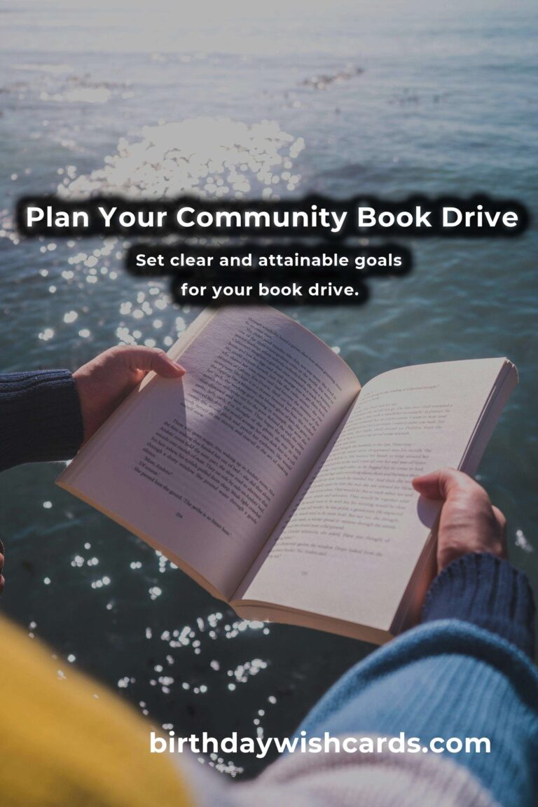 How to Successfully Plan a Community Book Drive: Event Ideas and Tips