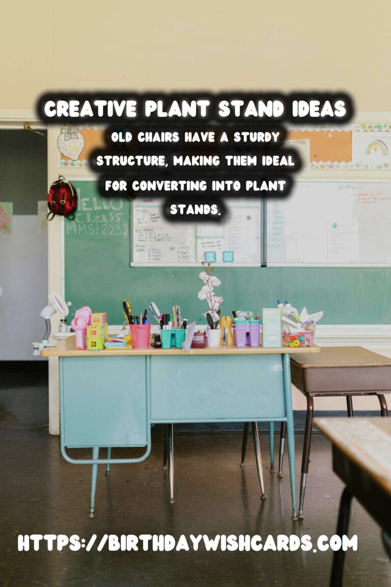How to Transform Old Chairs into Stylish Plant Stands