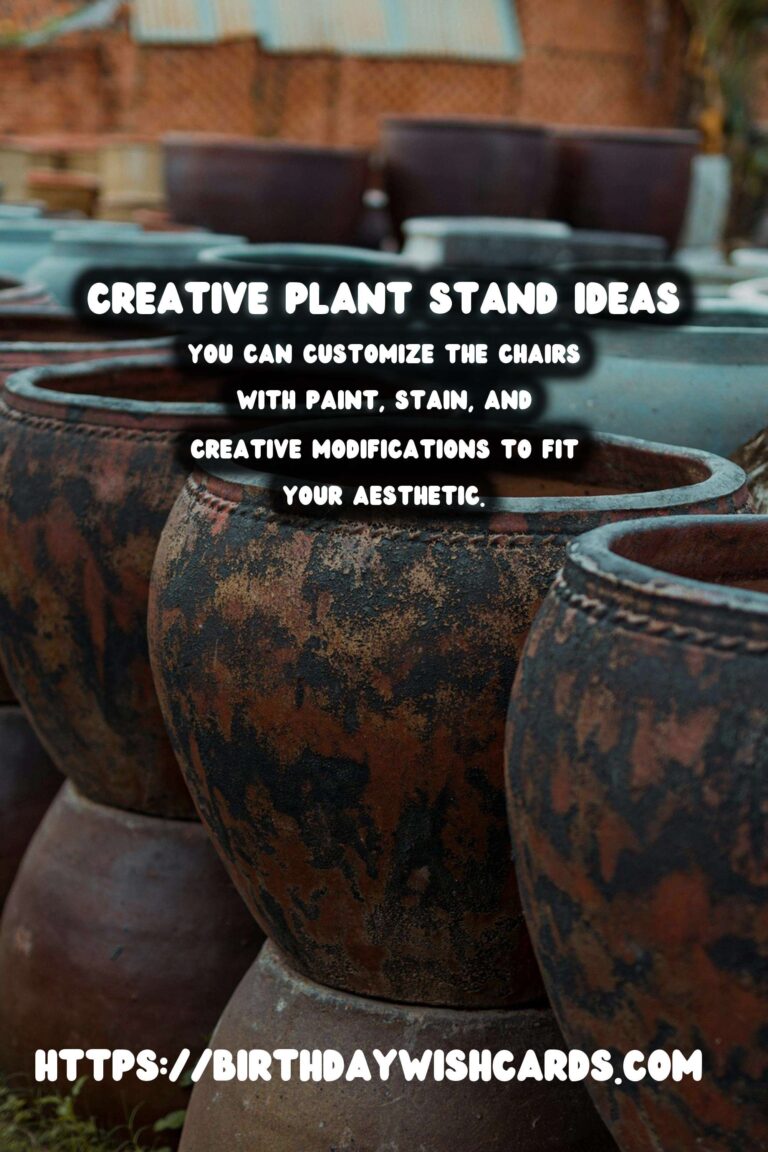 How to Transform Old Chairs into Stylish Plant Stands