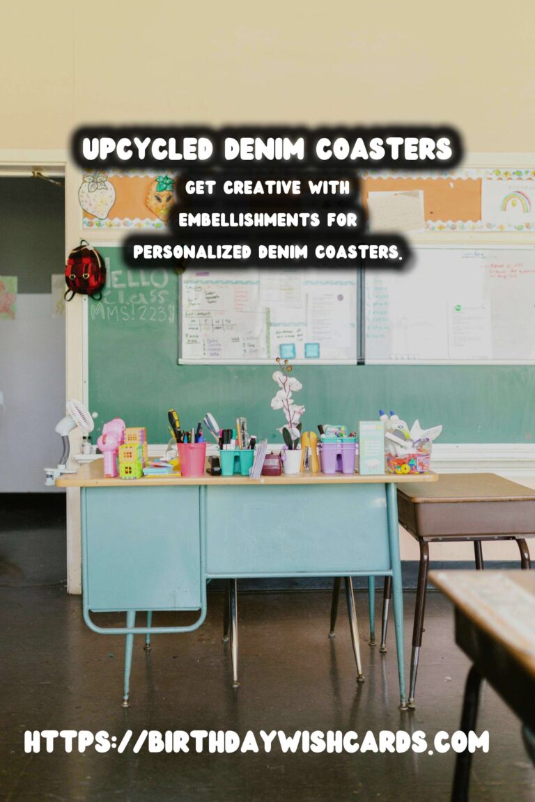 How to Upcycle Old Jeans into Stylish Coasters