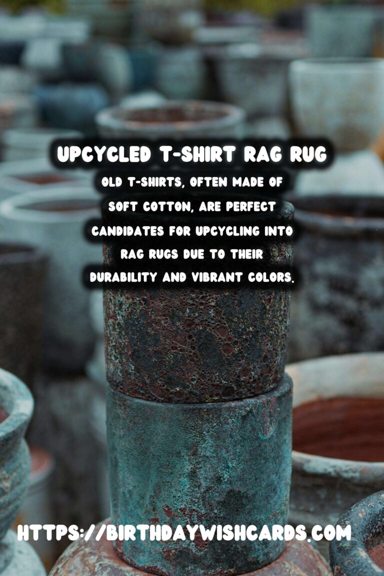 How to Upcycle Old T-Shirts into Rag Rugs: A Step-by-Step Guide