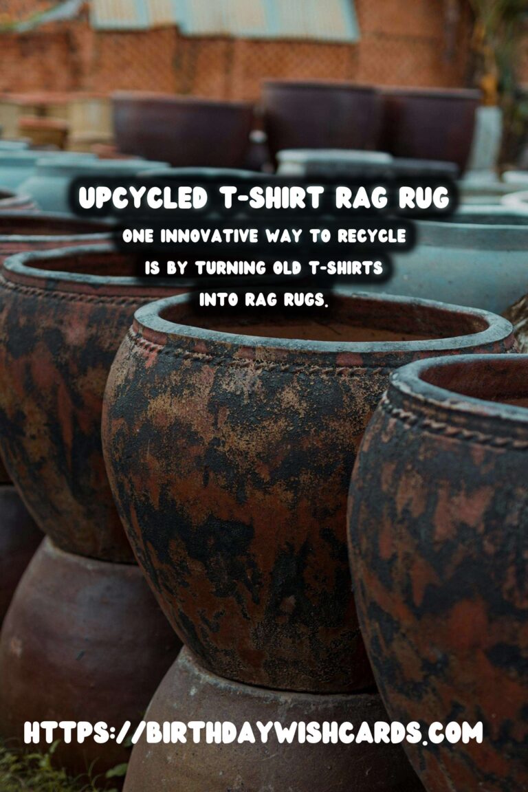 How to Upcycle Old T-Shirts into Rag Rugs: A Step-by-Step Guide