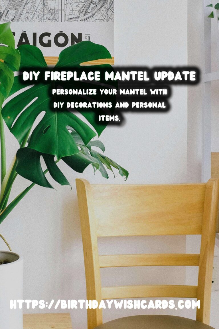 How to Update Fireplace Mantels with DIY Flair