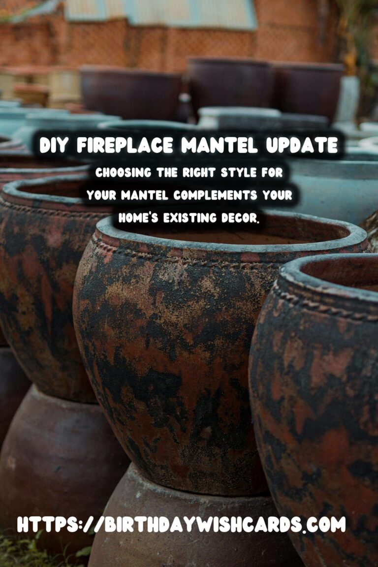 How to Update Fireplace Mantels with DIY Flair