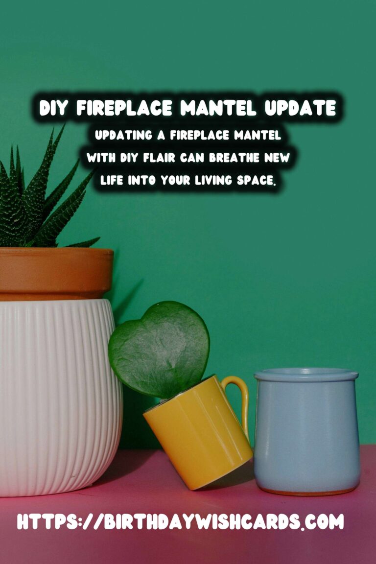 How to Update Fireplace Mantels with DIY Flair
