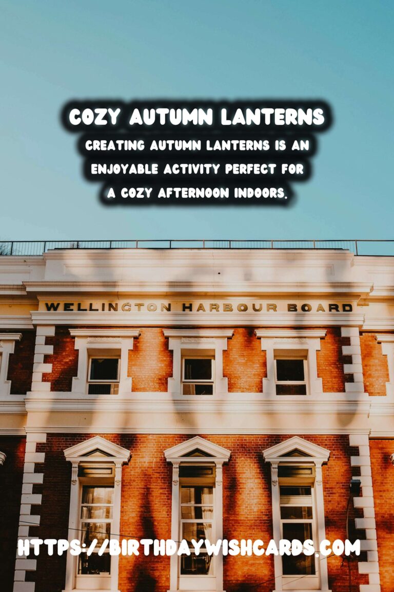 Illuminate Your Space: Crafting Cozy Autumn Lanterns