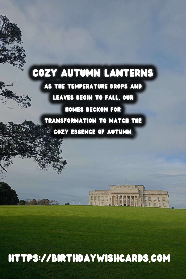 Illuminate Your Space: Crafting Cozy Autumn Lanterns