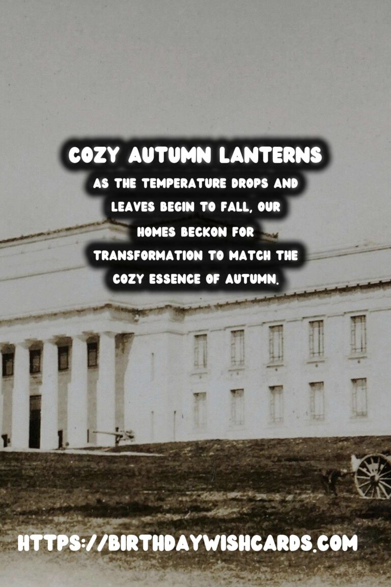 Illuminate Your Space: Crafting Cozy Autumn Lanterns