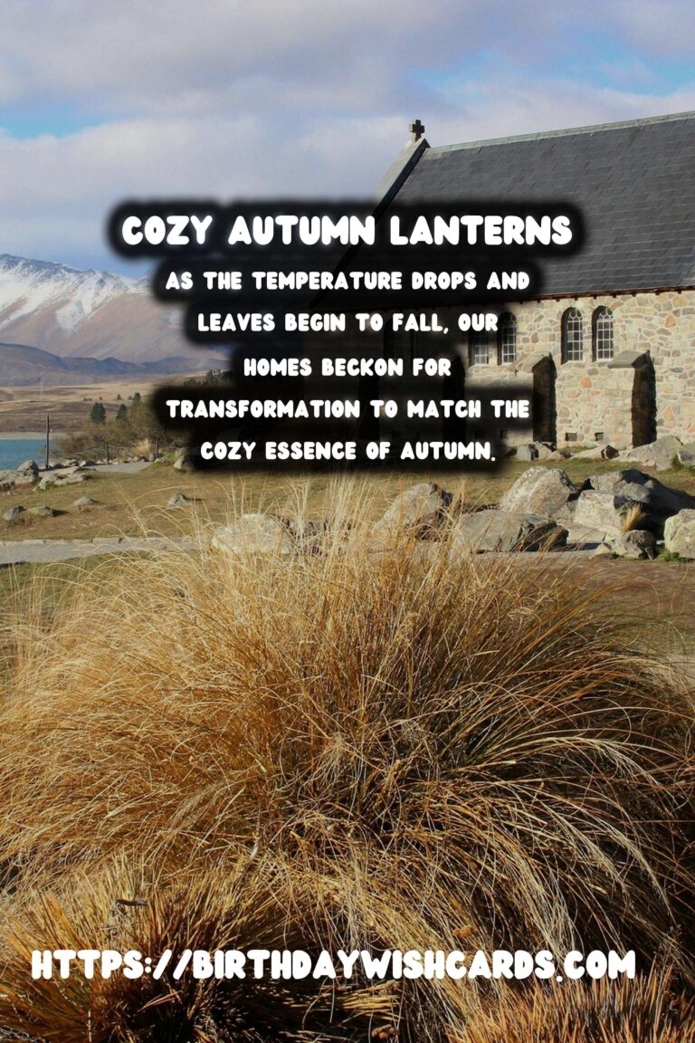 Illuminate Your Space: Crafting Cozy Autumn Lanterns