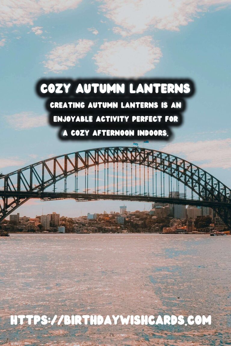 Illuminate Your Space: Crafting Cozy Autumn Lanterns