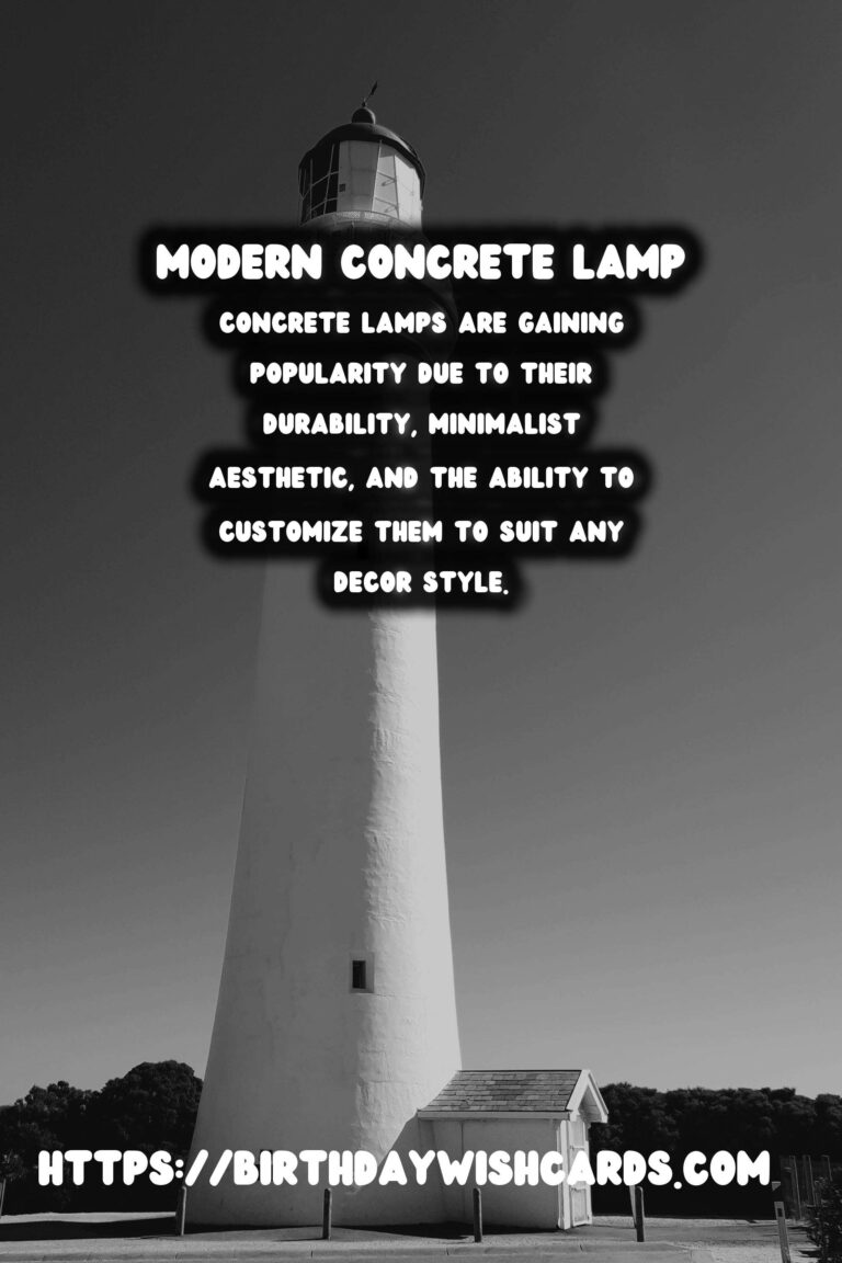 Illuminate Your Space: DIY Modern Concrete Lamps