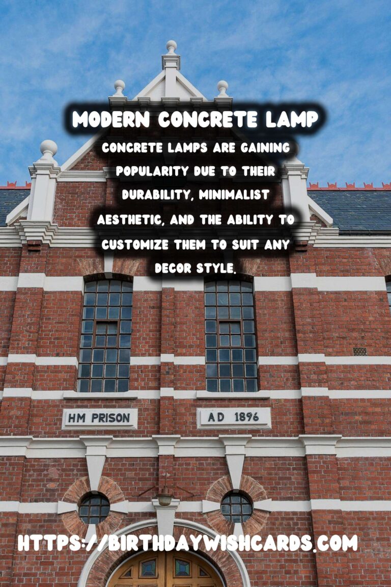 Illuminate Your Space: DIY Modern Concrete Lamps