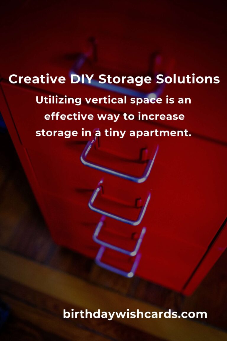 Ingenious DIY Storage Solutions for Tiny Apartments