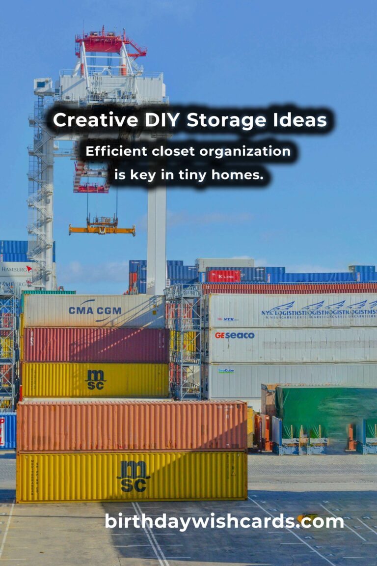 Innovative DIY Storage Solutions for Tiny Homes