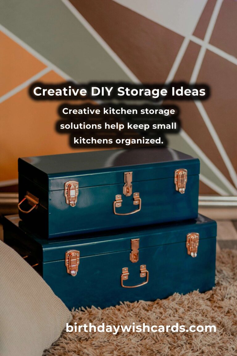 Innovative DIY Storage Solutions for Tiny Homes