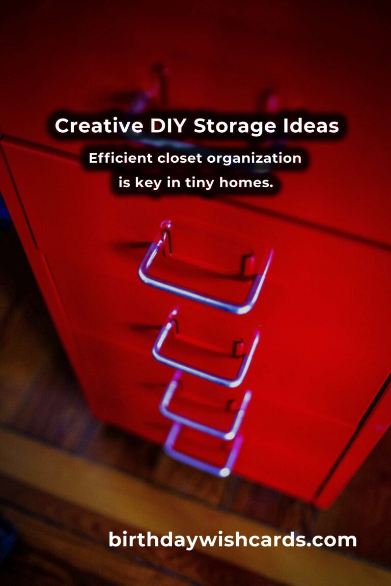 Innovative DIY Storage Solutions for Tiny Homes