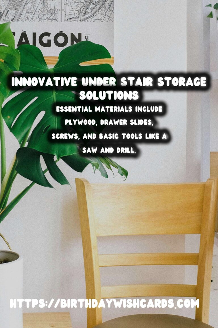 Innovative DIY Under Stair Storage Solutions with Pull-Out Drawers