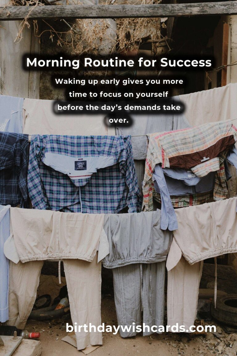 Lifestyle Hacks: Create a Morning Routine for Success