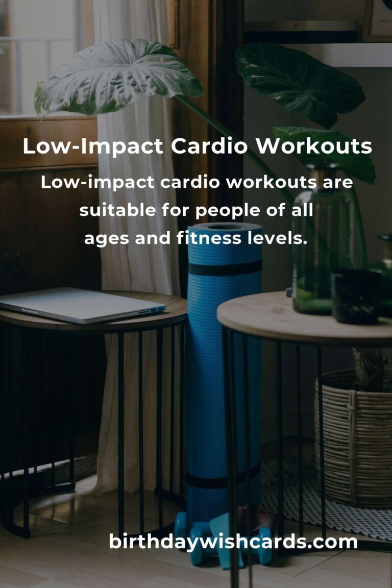 Low-Impact Cardio Workouts for All Ages: Boost Your Fitness Gently