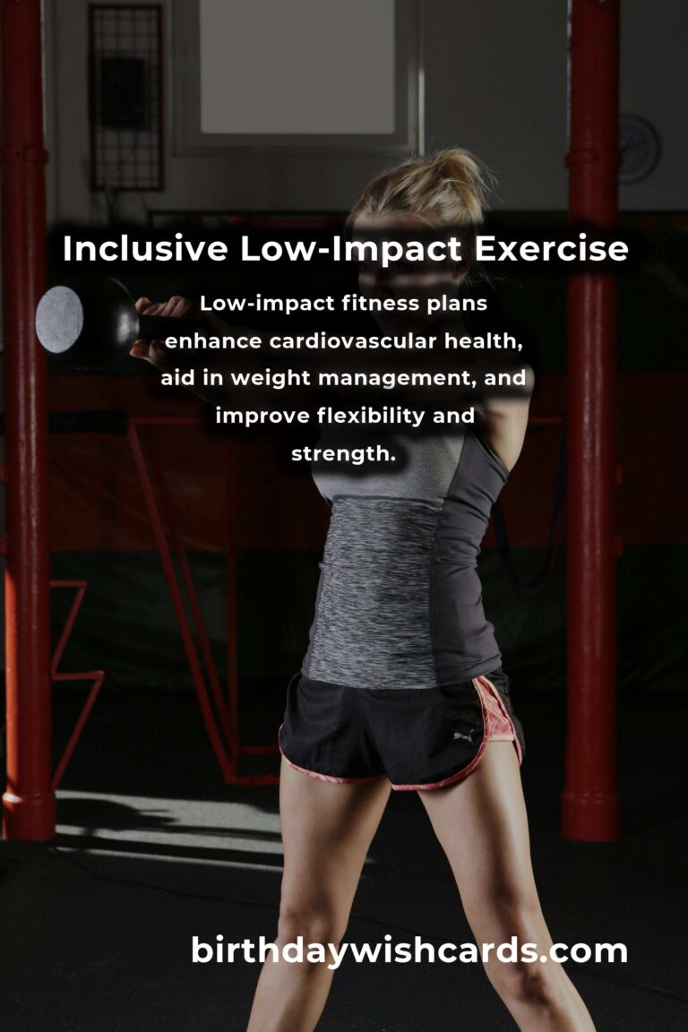 Low-Impact Fitness Plans for All Ages: Achieve Wellness Without Strain