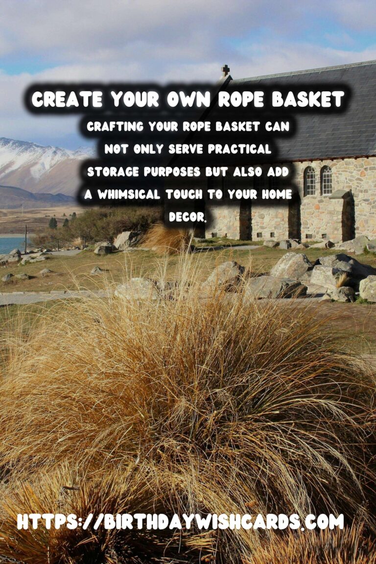 Master the Art of Creating a DIY Rope Basket: A Simple Weaving Project